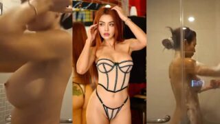 คลิปหลุดนางแบบสาว ไลฟ์สดอาบน้ำให้เอฟซีดู นมอย่างใหญ่หุ่นดีน่าเจี๊ยะจริงๆ