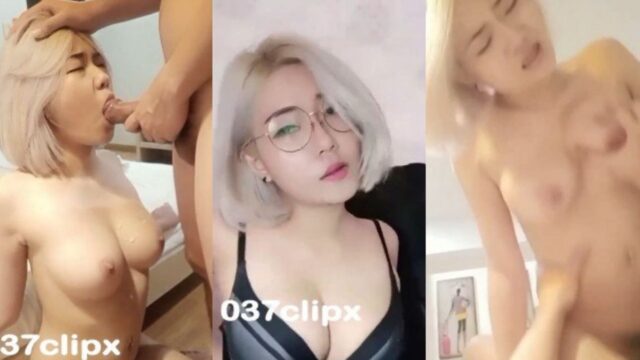 ทรงนี้รับงานชัวร์ สาวแว่นซ่อนรูปนมบะเร่อ ขึ้นขย่มควยหนุ่มหุ่นหมี ชักน้ำว่าวแตกคาปากอีก