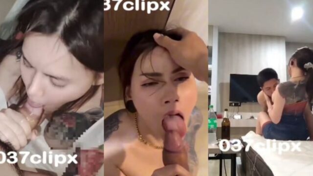 คลิปหลุดทรงซ้อ สาวไทยมาหาผู้ชายถึงห้อง ก้มหัวอมควยโม๊คเงี่ยนๆ ก่อนโดนขึ้นโต๊ะซอยหี